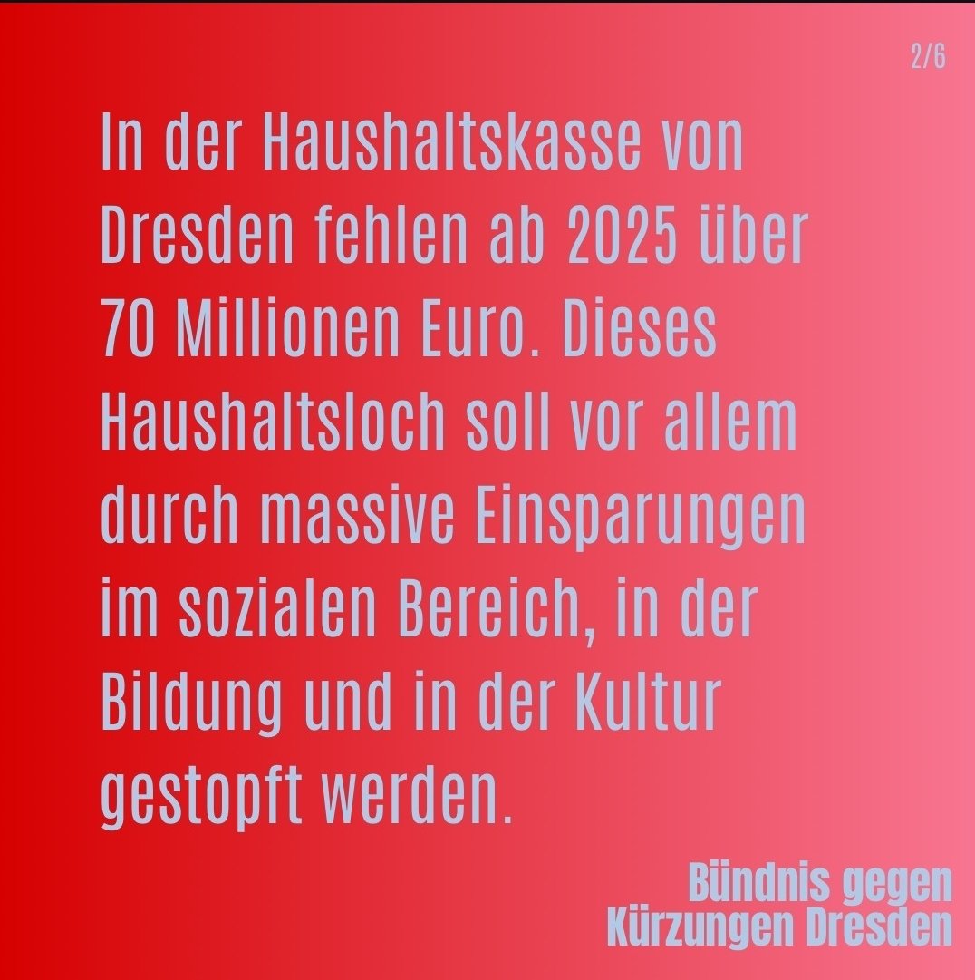 JfSDresden's tweet photo. Kürzungen? Nicht mit uns! https://t.co/PYVQAt5oKz