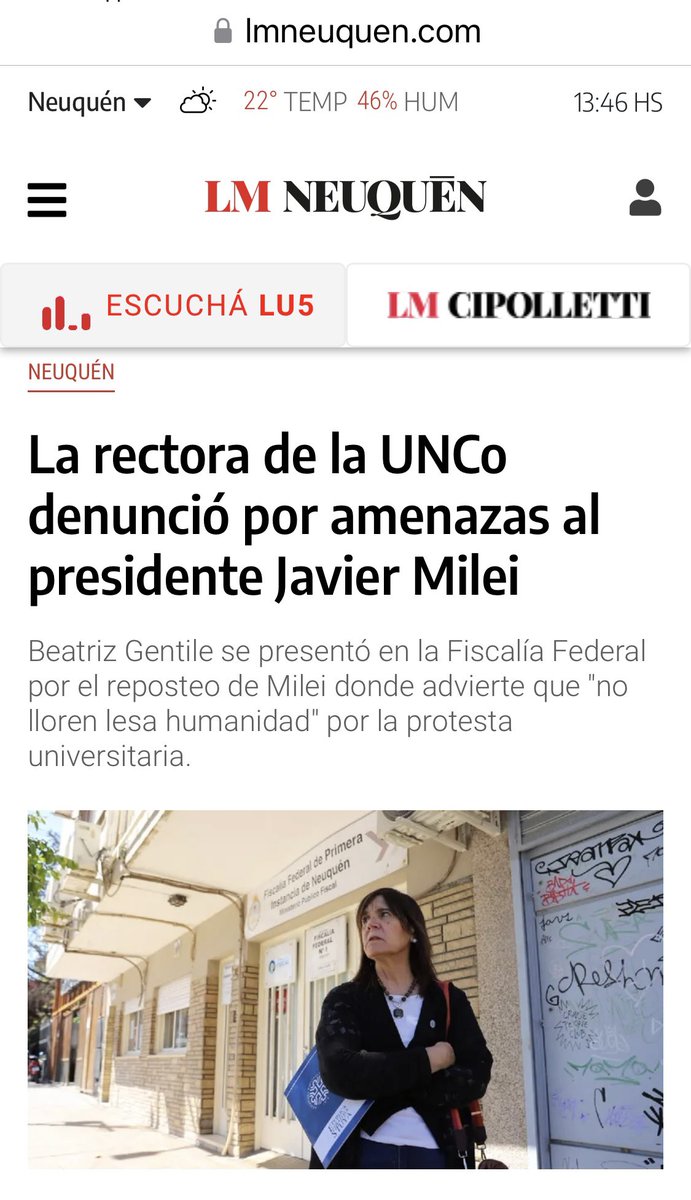 CQuintriqueoOk's tweet photo. Nos solidarizamos con la comunidad universitaria amenazada por el Presidente de la Nación. Es hora de que los diputados/as que apoyaron el #Veto aclaren si también respaldan estas amenazas. #UniversidadPublicaSiempre
#UniversidadPúblicaYGratuita📚 https://t.co/3gz1UpKrUk