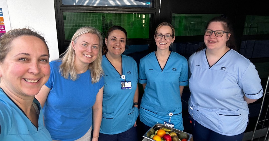 NHSGrampian's tweet image. #AHPsDay Next up is some of our Mental Health Dietitians. They recently hosted a fantastic corridor event at Cornhill Hospital, promoting the importance of nutrition and hydration. 👏💙

#AHPDay #Dietetics #HealthcareHeroes #ProudToBeNHSG #AHPsDayScot