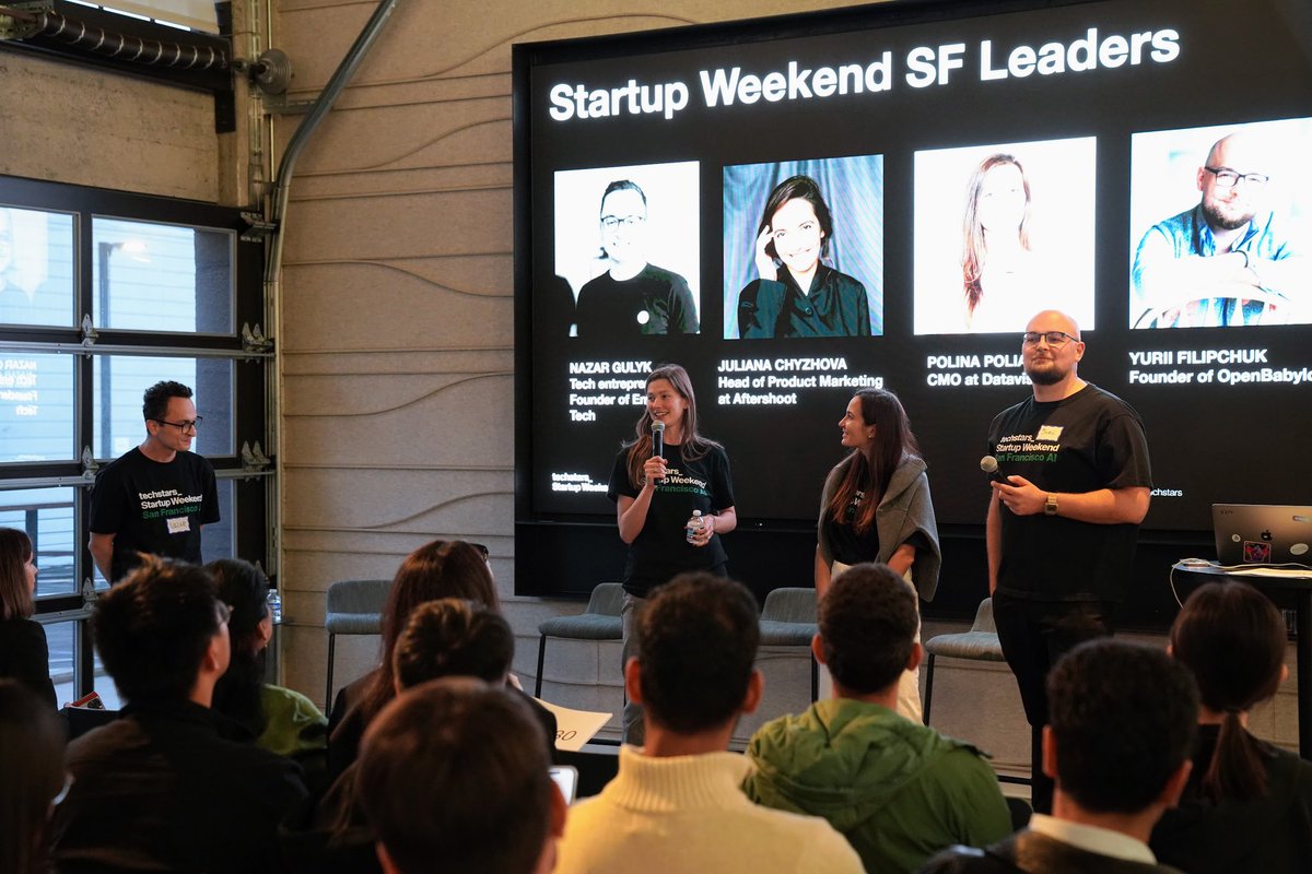 TechstarsSWSF's tweet image. What a blast! What an unforgettable night! 🎉🔥

We brought together 280 amazing people for networking, game-changing pitches, and an inspiring panel on Where Big AI Stumbles and Startups Win.

A heartfelt thank you to everyone who joined us and made this night truly special. 🙌…