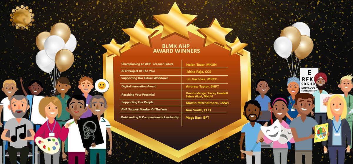 BLMK_AHPs (@ahpsblmk) on Twitter photo Lovely to have so many AHPs share in the BLMK AHP Awards, celebrating #AHPsDay2024
👏Congratulations to our very deserving winners 🏆
<a href="/eoeahps/">EoEAHPs</a> <a href="/WeAHPs/">WeAHPs 💙</a> <a href="/BLMKHealthCare/">NHS BLMK Health and Care Partnership 💙</a> <a href="/bedfordhospital/">Bedford Hospital (Bedfordshire Hospitals NHS FT)</a> <a href="/MKHospital/">Milton Keynes University Hospital NHS FT</a> Lovely to have so many AHPs share in the BLMK AHP Awards, celebrating #AHPsDay2024
👏Congratulations to our very deserving winners 🏆
<a href="/eoeahps/">EoEAHPs</a> <a href="/WeAHPs/">WeAHPs 💙</a> <a href="/BLMKHealthCare/">NHS BLMK Health and Care Partnership 💙</a> <a href="/bedfordhospital/">Bedford Hospital (Bedfordshire Hospitals NHS FT)</a> <a href="/MKHospital/">Milton Keynes University Hospital NHS FT</a>