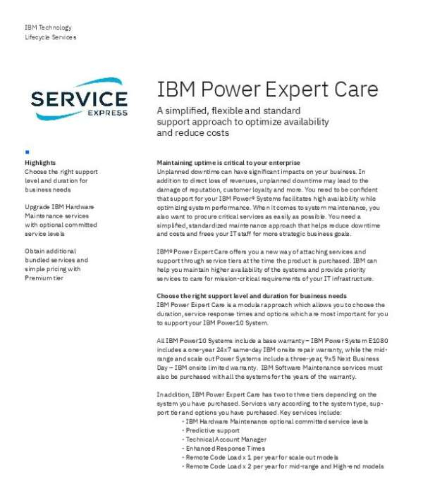 BryTechInc's tweet image. Unplanned downtime is costly — and not just to lost revenues, but also to your reputation and customer loyalty. Read this datasheet to learn how @IBM Power Expert Care protects your bottom line. stuf.in/bf36bq