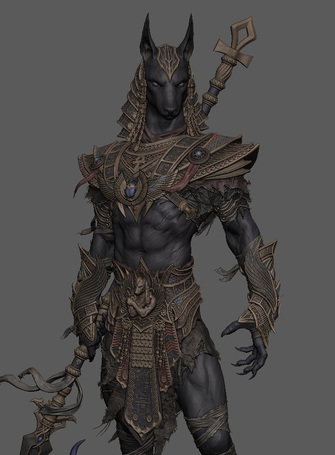 Anubis Zbrush