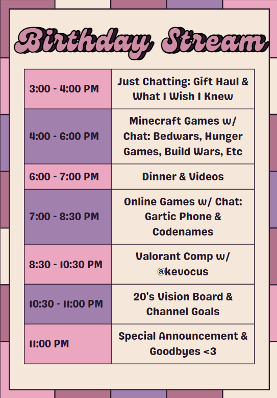 nimcodon's tweet photo. ITS MY BIRFDAY (im 20 now 🥲) -- Join for an 8 hour stream today at 3 PM EST at https://t.co/QBIwoDGq5b featuring @Kevcus 
We'll be doing everything from Val, to games with chat, to making a lil digital vision board for my 20s. Hope to see everyone there! https://t.co/S68NBhEvwn