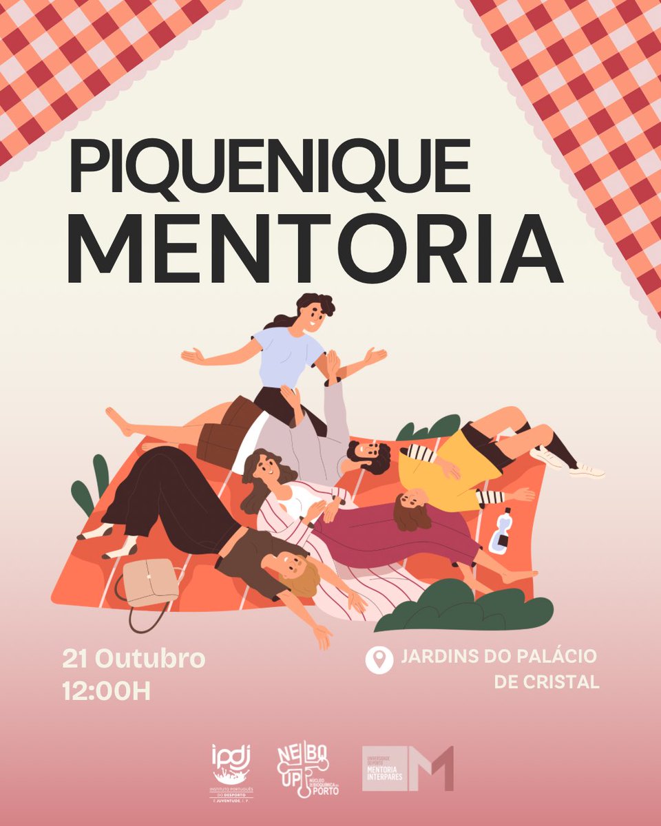 NEBQUP's tweet photo. Que tal uma pausa de reações químicas e relatórios para aproveitar um almoço tranquilo ao ar livre? 😉🧬🌿

No dia 21, às 12h, traz o teu almoço, a tua manta e boa disposição para criar memórias inesquecíveis. 🧺🫂🤩

Confirma a tua presença através do link na bio! https://t.co/u1w4KsQdod