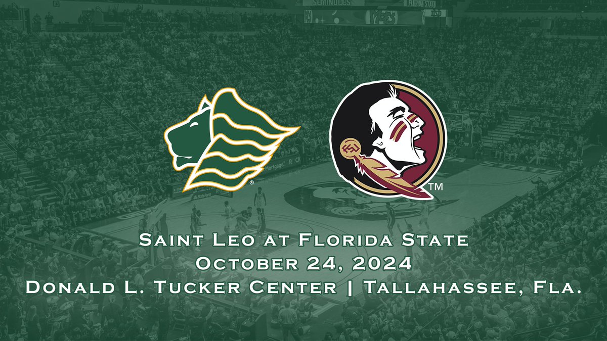 Saint Leo Athletics (@saintleolions) on Twitter photo SAVE THE DATE!
<a href="/SaintLeoMBB/">Saint Leo MBB</a> finalizes its 2024-25 exhibition schedule with a trip to Florida State University in Tallahassee on October 24!
🔗bit.ly/3NqzA8I
#GOLIONS 🦁 | #SAINTLEO1PRIDE 🦁 SAVE THE DATE!
<a href="/SaintLeoMBB/">Saint Leo MBB</a> finalizes its 2024-25 exhibition schedule with a trip to Florida State University in Tallahassee on October 24!
🔗bit.ly/3NqzA8I
#GOLIONS 🦁 | #SAINTLEO1PRIDE 🦁