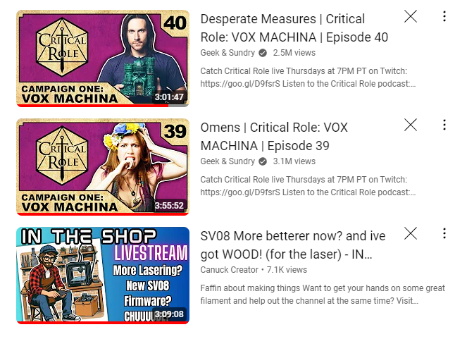 Drew (@drewcpu) on Twitter photo Apparently, after I went to bed last night and turned my TV off, Google TV decided to go binge <a href="/CriticalRole/">Critical Role</a> all by itself. Maybe <a href="/madebygoogle/">Made by Google</a> and <a href="/YouTube/">YouTube</a> is trying to tell me something? (All of these played while I was asleep and the TV was off) Apparently, after I went to bed last night and turned my TV off, Google TV decided to go binge <a href="/CriticalRole/">Critical Role</a> all by itself. Maybe <a href="/madebygoogle/">Made by Google</a> and <a href="/YouTube/">YouTube</a> is trying to tell me something? (All of these played while I was asleep and the TV was off)
