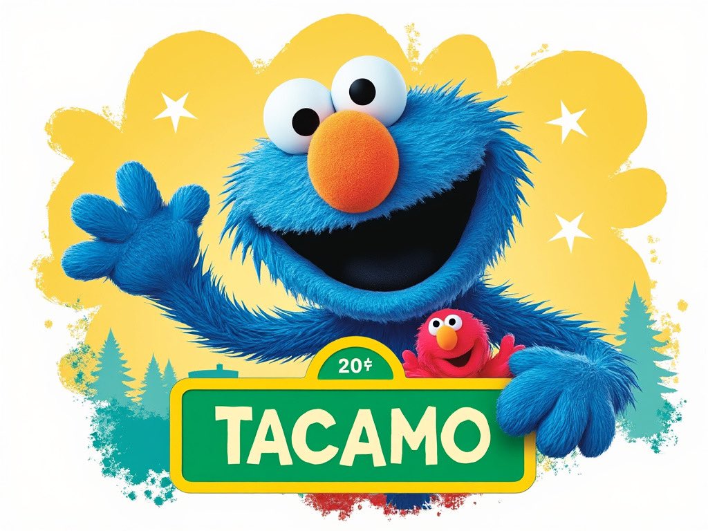 internetguy01's tweet image. Courtesy of @grok AI image generator and Sesame Street 
Today is “brought to you by the letter”
#TACAMO