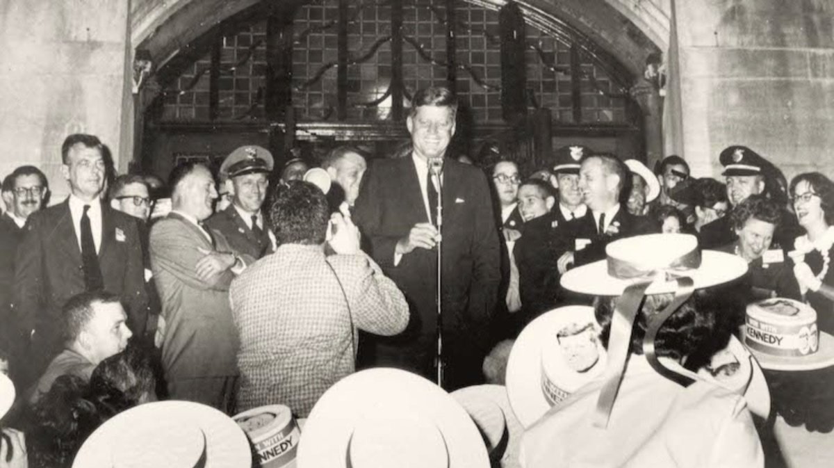 64 years ago, President John F. Kennedy gave an unplanned speech challenging young people to engage in service abroad, proposing the idea that would become the <a href="/PeaceCorps/">Peace Corps</a>. We believe these same values can motivate future generations. Join us peacecorpscommemorative.org