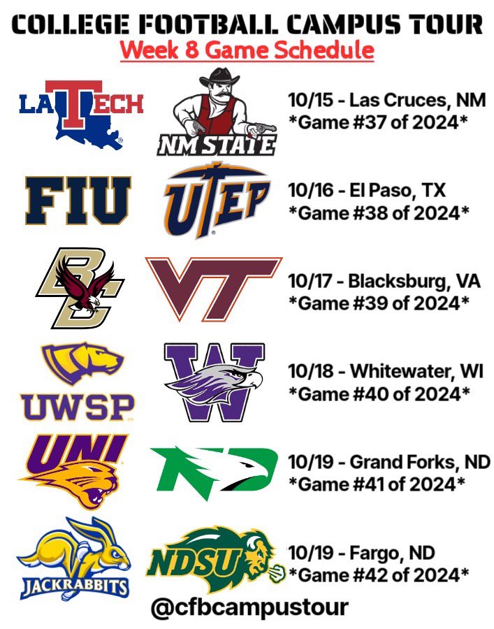 College Football Campus Tour tweet media
