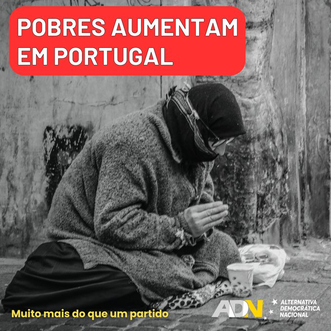 Pobres aumentam em Portugal