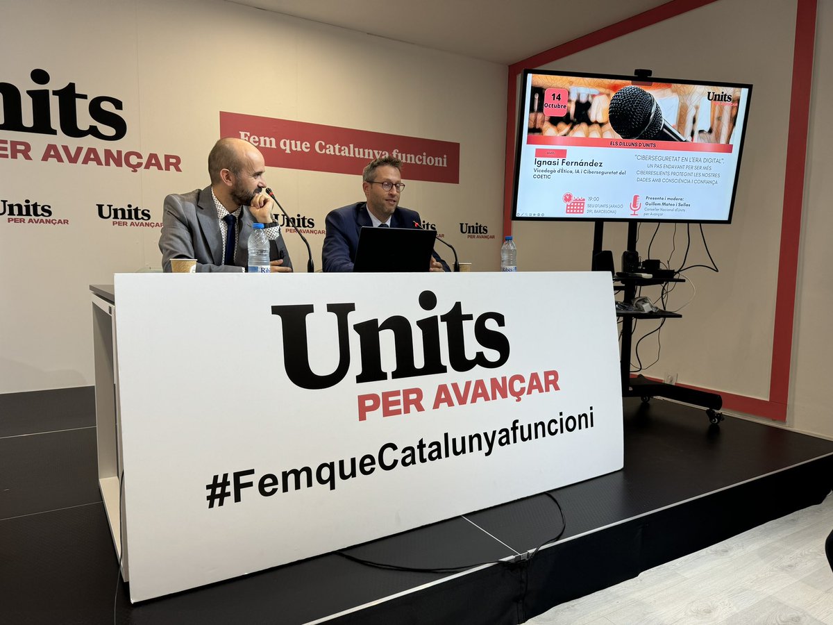 Remprenem els Dilluns d’Units, amb Ignasi Fernández, vicedegà d’Ètica, IA i Ciberseguretat del <a href="/coetic/">COETIC</a>. Ens parlarà de “Ciberseguretat a l’era digital”