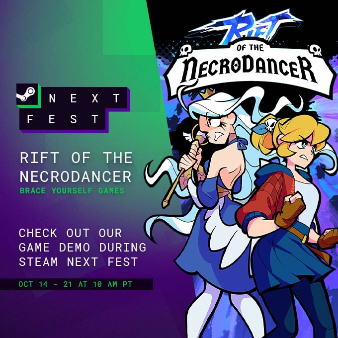 Klei (@klei) on Twitter photo It's Time for #SteamNextFest and we've got brand new demos for upcoming games you can play right now!
Play now at the links below!
Beastieball (<a href="/beastieball/">Beastieball</a>):
store.steampowered.com/app/1864950/Be…
Rift of the NecroDancer (<a href="/NecroDancerGame/">Rift of the NecroDancer</a>)
store.steampowered.com/app/2073250/Ri… It's Time for #SteamNextFest and we've got brand new demos for upcoming games you can play right now!
Play now at the links below!
Beastieball (<a href="/beastieball/">Beastieball</a>):
store.steampowered.com/app/1864950/Be…
Rift of the NecroDancer (<a href="/NecroDancerGame/">Rift of the NecroDancer</a>)
store.steampowered.com/app/2073250/Ri…