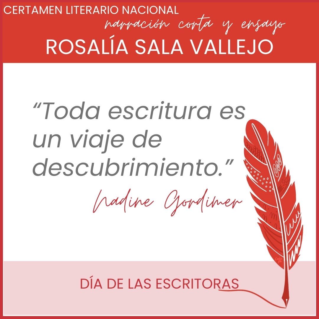 ¡Feliz día de las escritoras!
#DiadelasEscritoras