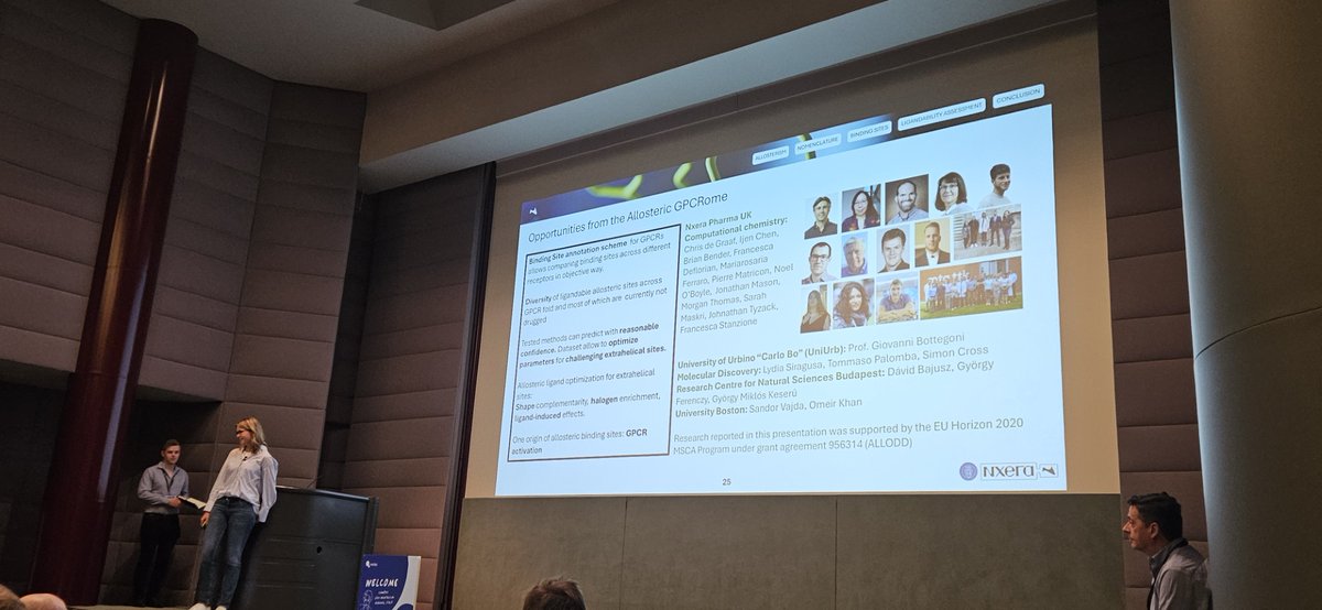 🎉 Exciting News! 🎉
We are thrilled to announce that ESR10 Sonja Peter <a href="/SonjaPeter4/">Sonja Peter</a> (allodd-itn.eu/esr10.html) <a href="/NxeraPharma/">Nxera Pharma</a> presented her latest research at the 9th RSC-BMCS/RSC-SCI Symposium on GPCRs in Medicinal Chemistry! <a href="/RSC_BMCS/">RSC BMCS</a> 🧬🔬

💊 #allostery #compchem #ALLODD_ITN