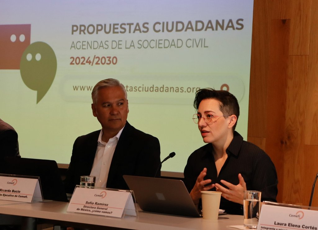 Centro Mexicano para la Filantropía (@cemefi) on Twitter photo <a href="/ricardobucio/">Ricardo Bucio 🇲🇽</a> Las #OSC estamos listas para contribuir al desarrollo sostenible de México, ofreciendo datos y diagnósticos precisos para orientar políticas públicas en áreas como crecimiento económico y bienestar social, nos comenta Sofía Ramírez, Directora General de <a href="/MexicoComoVamos/">México, ¿cómo vamos?</a>. <a href="/ricardobucio/">Ricardo Bucio 🇲🇽</a> Las #OSC estamos listas para contribuir al desarrollo sostenible de México, ofreciendo datos y diagnósticos precisos para orientar políticas públicas en áreas como crecimiento económico y bienestar social, nos comenta Sofía Ramírez, Directora General de <a href="/MexicoComoVamos/">México, ¿cómo vamos?</a>.
