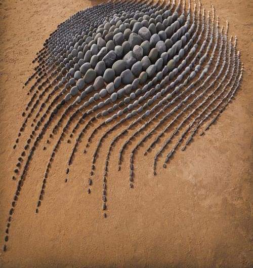 vahaphan44's tweet image. &quot;Yaratıcılık, Zekanın eğlenmesidir.&quot;
~ #AlbertEinstein 
Sanat: Convexum Fluxus, 2024. Freshwater West, Pembrokeshire&apos;da Jon Foreman tarafından yaratıldı - Sculpt The World
#landart #environmentalart #arttherapy #landartist #inspiredbynature #sacredgeome