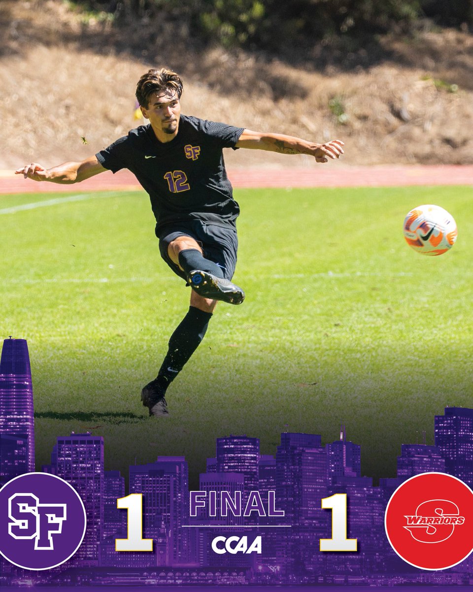 The Gators played to their fourth draw of the year on Sunday.

📰 sfstategators.com/news/2024/10/1…