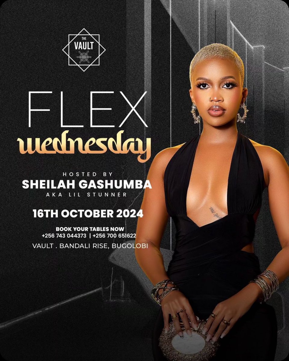 djmakerbreaker2's tweet photo. Happening this Wednesday @VaultUg hosted by @SheilahGashumba #Flexwednesday https://t.co/AlibCYX8qx