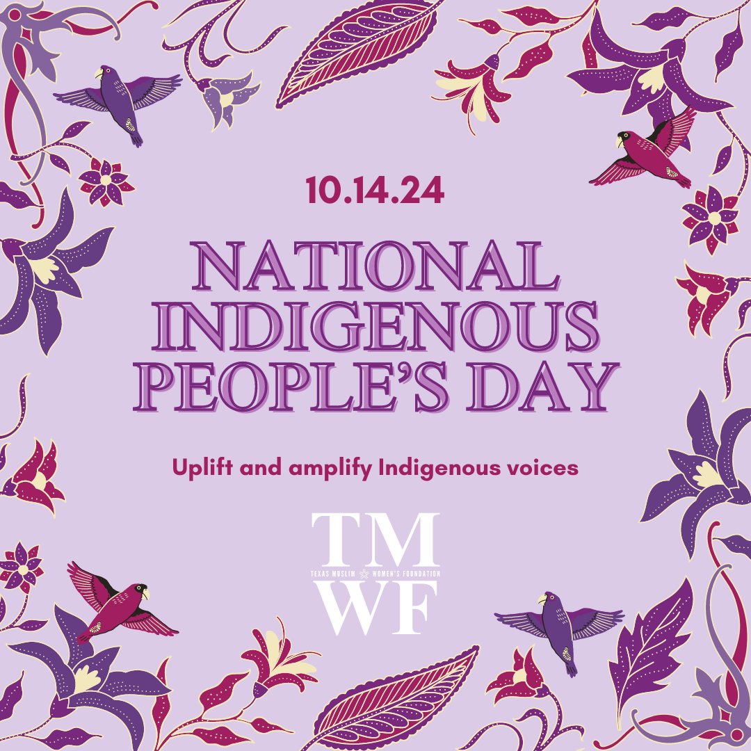 Happy National Indigenous Peoples' Day!

At TMWF, we recognize the importance of amplifying Indigenous communities, celebrating their history, and uplifting their voices and resilience.

#TMWF #IndigenousPeoplesDay  #IndigenousHistory