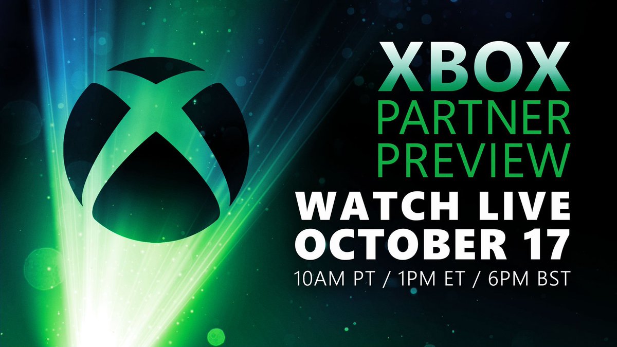 thegameawards's tweet photo. Xbox will stream its next event, Partner Preview, on Thursday, with new game announcemnets and updates from 3rd party partners. https://t.co/e4wY1iH5TB