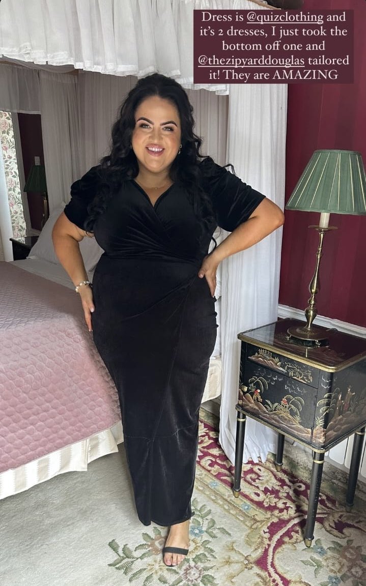✨ Two dresses become one for @trishas.transformation with <a href="/ZipYardDouglas/">Zip Yard Douglas</a> working their magic! 

#sustainability #thezipyard #restyle #upstyle #dressalterations #lookgreatfeelfantastic #bridesmaiddress