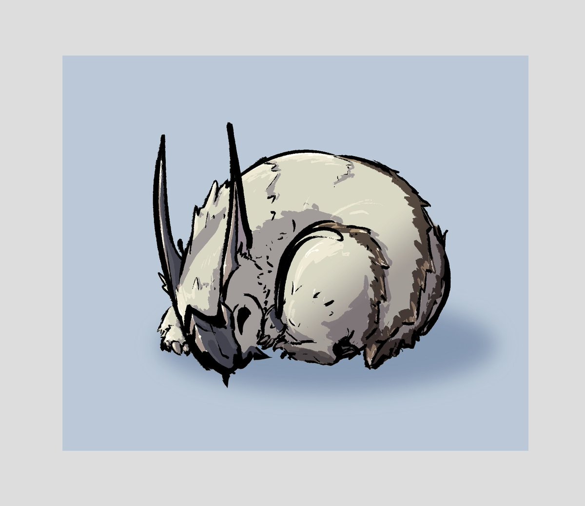 #MHtober2024 Day 14 - A Sleepy Lagombi