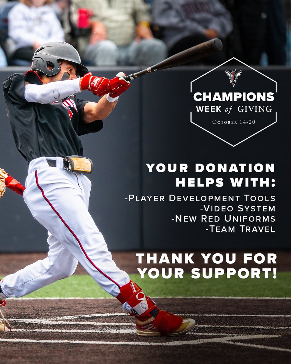 This week marks the 2nd Annual <a href="/lynhornets/">Lynchburg Sports</a> Champions Week of Giving‼️

Last year we were able to make some huge upgrades to our program thanks to your generous support during this amazing week!

Please consider supporting us again this year‼️

🔗:  lynchburgsports.com/sports/2023/9/…