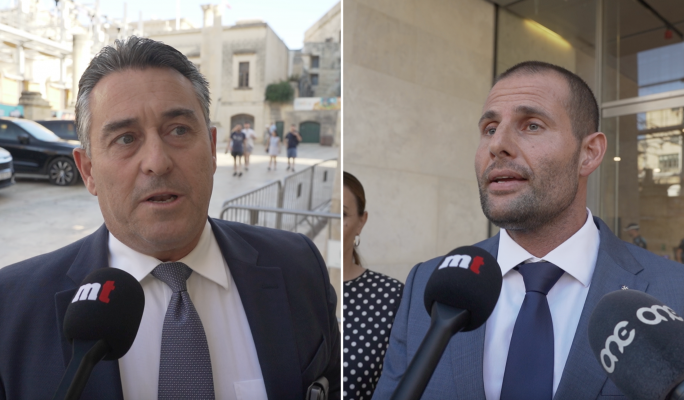 maltatoday's tweet photo. [WATCH] Villa Rosa: Abela says local plan change will align development policies and Grech wants more details https://t.co/iBjzJFmUU6 https://t.co/pgSafUFsBr