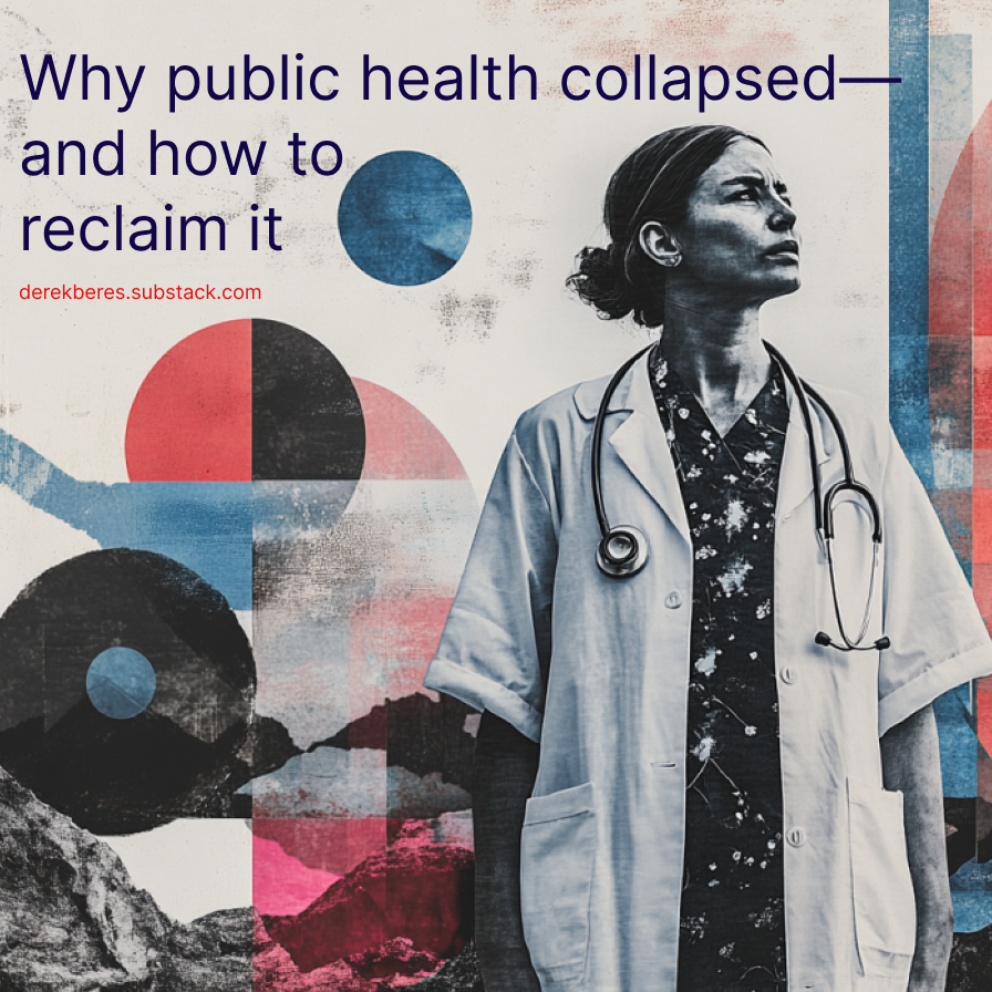 Laurie Garrett identified the dissolution of trust in public health in a 2001 book. While she couldn't have foreseen the scourge of health misinformation on social media, her book identifies key issues we continue to grapple with.

derekberes.substack.com/p/why-public-h…