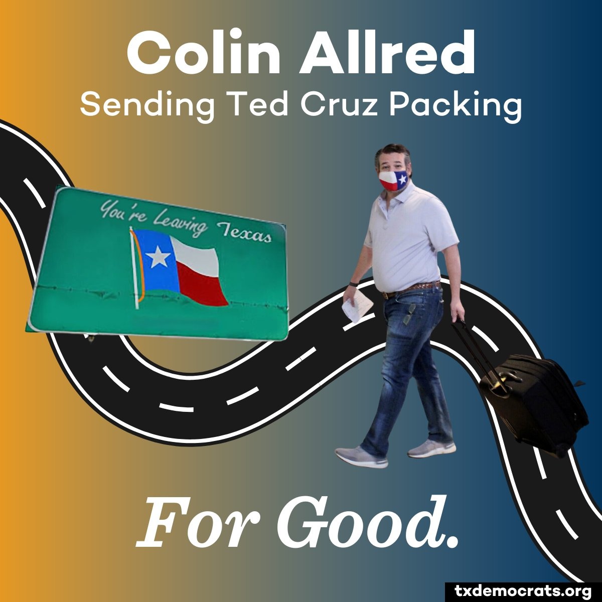 TheJenniWren's tweet image. 🌨️ Remember the 2021 winter storm in Texas? ❄️
While Texans were freezing, Ted Cruz was sipping margaritas in sunny Cancun. 🍹

Even his poor pup was left behind in the cold. 🐶🥶

This November, let&apos;s send lyin&apos; Ted Raphael Cruz on a permanent vacation!
🗳️ Vote for…