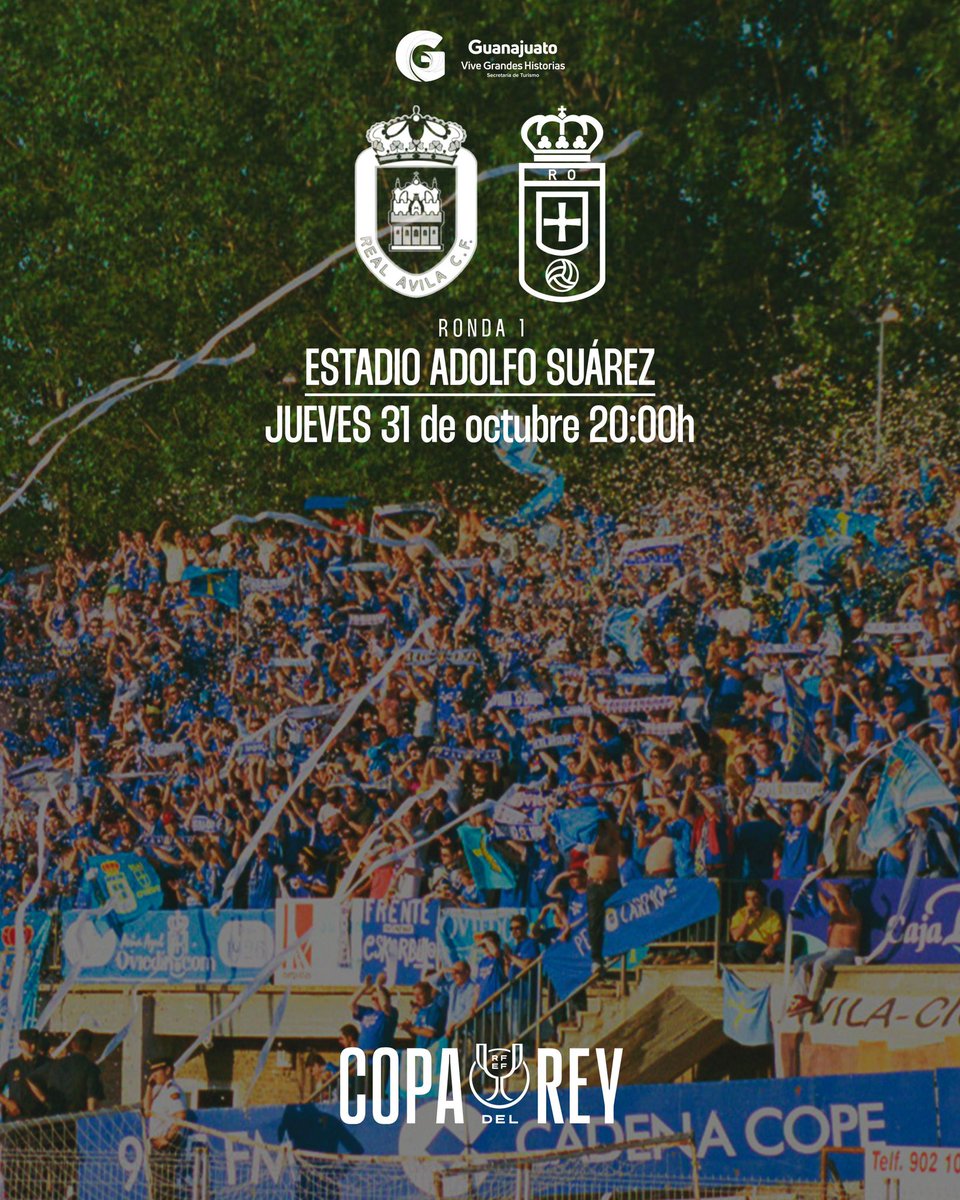 📝 Horario de #CopadelRey

<a href="/RealAvilaCF/">Real Ávila CF</a> 🆚 Real Oviedo

#RealOviedo 🔵⚪️