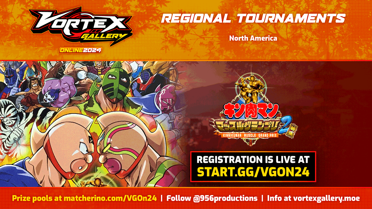 Kinnikuman_MGP2's tweet photo. Happy Monday everyone. Kinnikuman MGP2 @ #VGOn24 is this Sunday. Sign-ups close this Wednesday, so you still have time to join! We're at 6 entrants now; can we get that to 8?

If you're unsure, better register now and DQ later, than regret it afterwards!

https://t.co/JE7iy1myif https://t.co/tQxn4N7fOt
