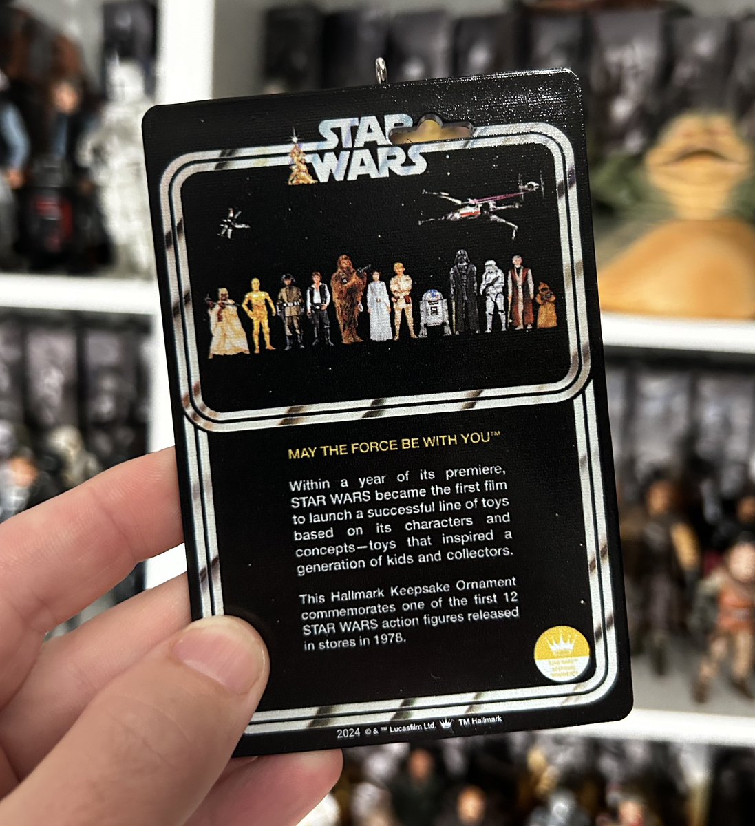 yak_face's tweet photo. Picked up the Darth Vader Vintage Figure Ornament today from Hallmark #starwars #kenner #darthvader #hallmark #hallmarkkeepsakeornaments #hallmarkkeepsake https://t.co/vaf3ah0I42