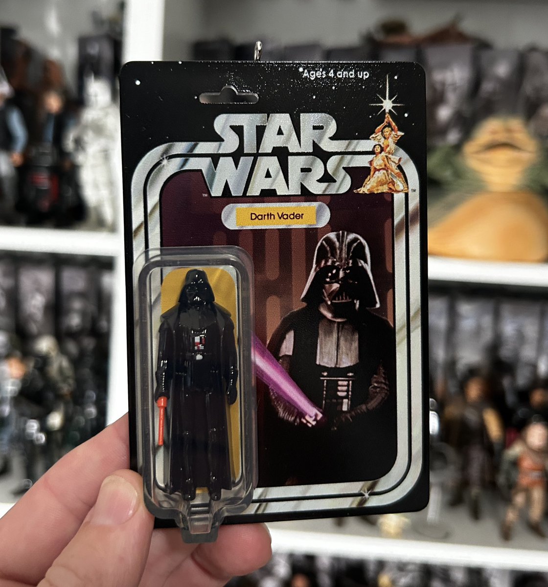 yak_face's tweet photo. Picked up the Darth Vader Vintage Figure Ornament today from Hallmark #starwars #kenner #darthvader #hallmark #hallmarkkeepsakeornaments #hallmarkkeepsake https://t.co/vaf3ah0I42