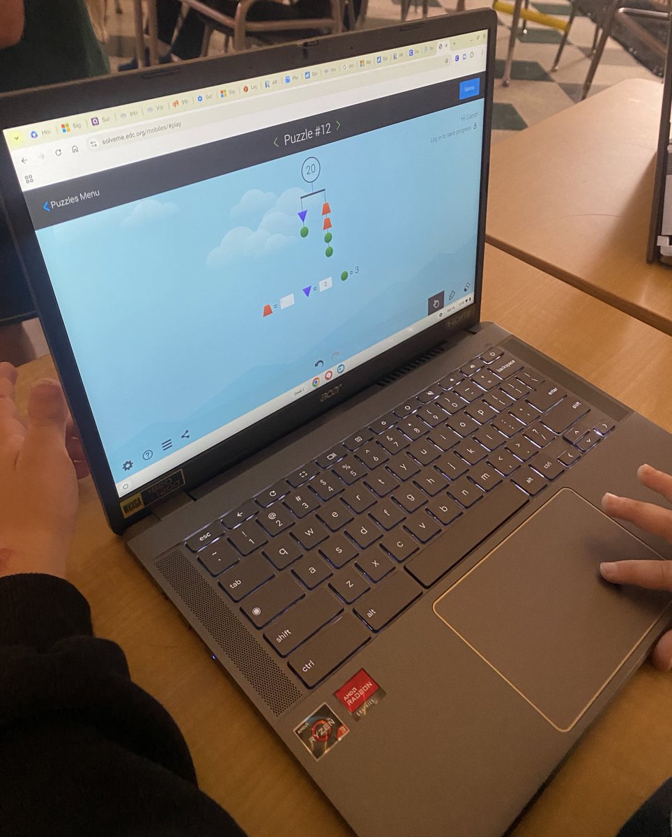 4th grade loves Solve Me Games! They loved how it challenged them. It was such a fun way for us to end the quarter in math. Thank you <a href="/kevinsmithsd/">Kevin Smith</a> for showing us these games!