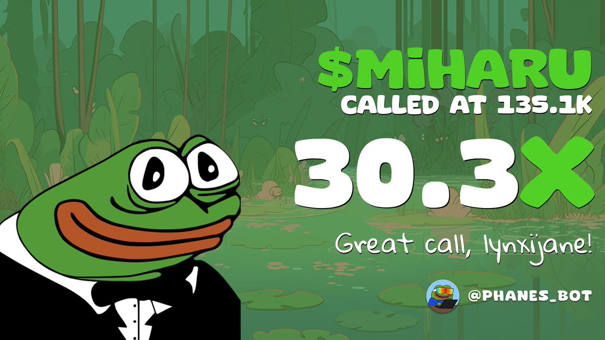 EphraimCrypt0's tweet image. The OG $MIHARU 🐋 was first called in my private lounge at 130k

Which just hit an ATH of 4M + which is over a 30x call

I do believe $MIHARU is the next $MOODENG 🐋