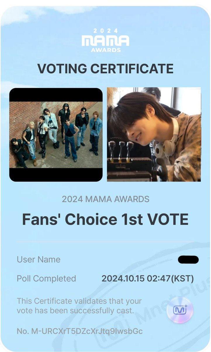hirositok's tweet photo. @skz_voteystream #2024MAMAVOTE #StrayKids #2024mamavote #straykids https://t.co/RAEnuJG3wV