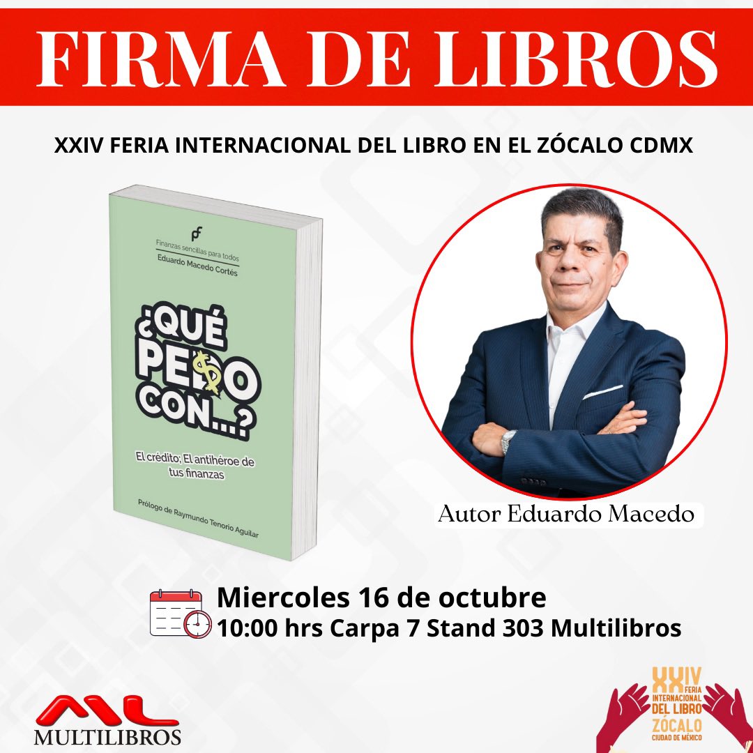 EMultilibros's tweet photo. Nuestr@s autor@s te esperan esta semana para su firma de libros en la Feria Internacional del Libro en el Zócalo. ¡No faltes!
#vivirencambio #tivisayguerrero @fspt_mx #filz #feriadellibro #firmadelibros #libros #lectura #multilibros https://t.co/OwVViTDKyB