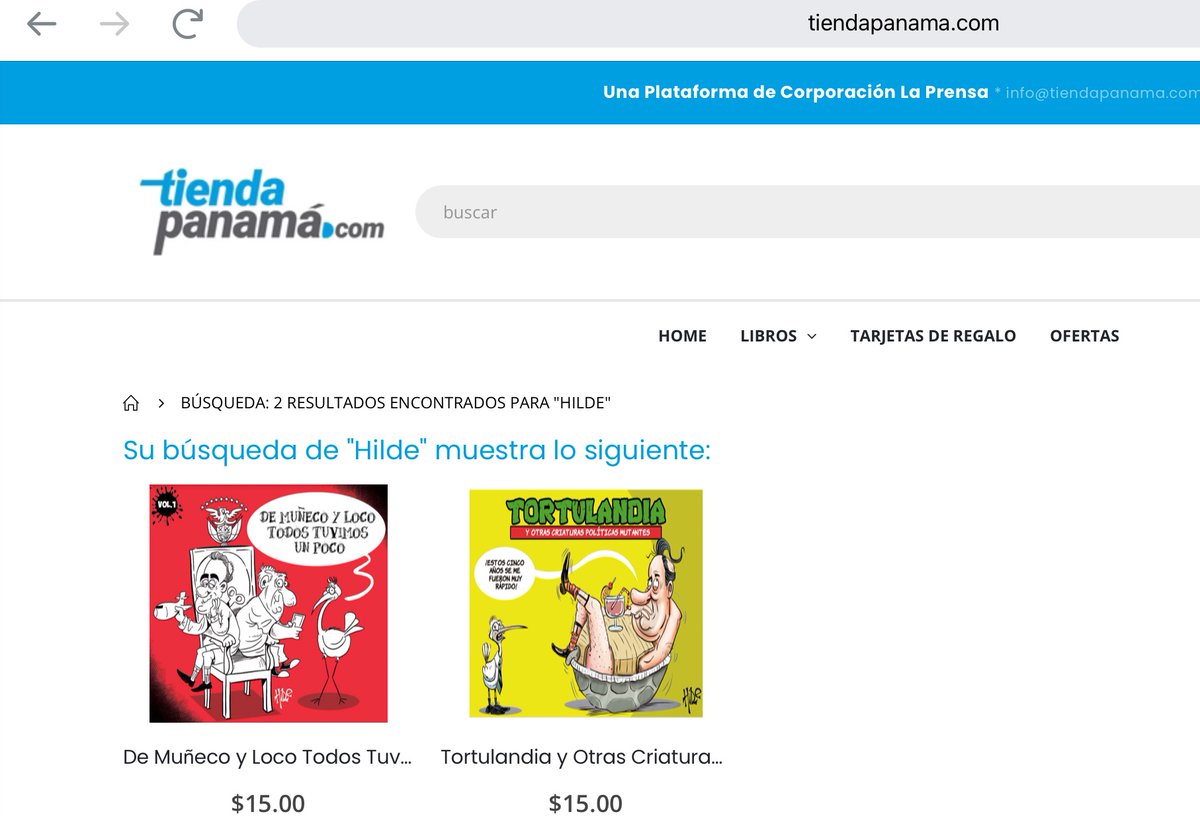 hildesucre's tweet image. Siguen disponibles mis dos libros de caricaturas en @tiendapanamacom solo ponga en el buscador: Hilde y listo, puede seguir los sencillos pasos para comprar su libro. Que los disfruten. @prensacom