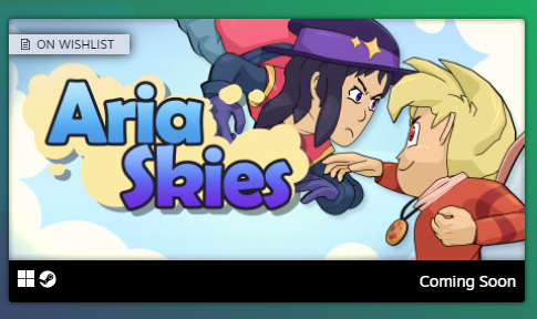 Steam Next Fest is now live! You can try Aria Skies' demo before it releases! #SteamNextFest