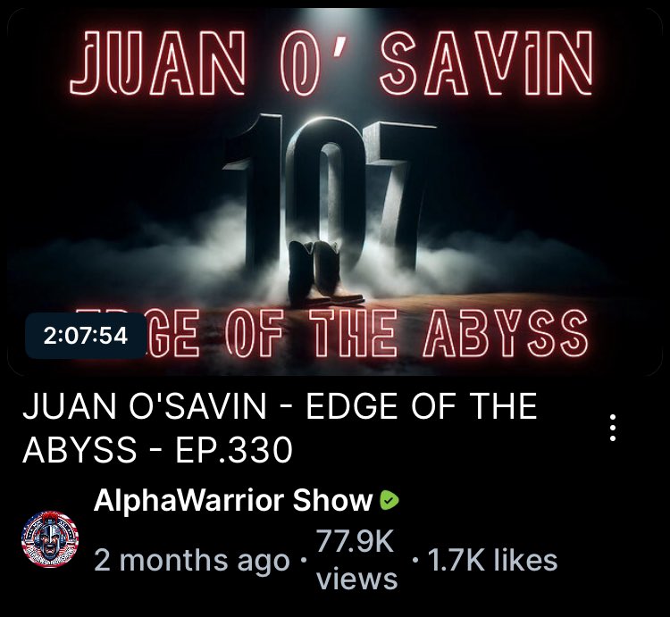 615BenWade's tweet photo. @Jordan_Sather_ @xAlphaWarriorx I an just holding out hope that @BadlandsMedia_ is not suspect as well. Having @xAlphaWarriorx on their platform is pretty concerning tho. https://t.co/q9XAWGvkas