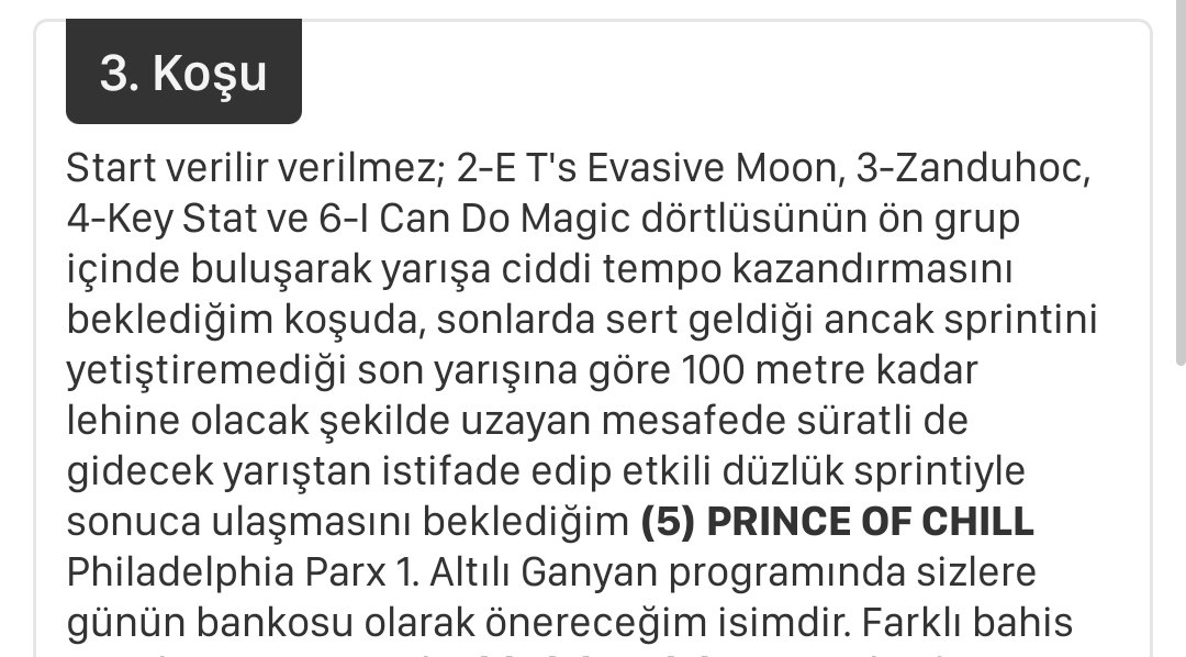 GorkemBagceci's tweet photo. #RejectedAgain(2) 🥇
#PrinceOfChill(5) 🥇
Çifte Bahis 14.50 ₺ vermiştir. 🙋🏻♂️
Değerlendiren @hipodromtr takipçilerini tebrik ederim. 👏
At yarışı https://t.co/hToCB4jOiO'da oynanır. 🐎 https://t.co/b0aUPIKmY2