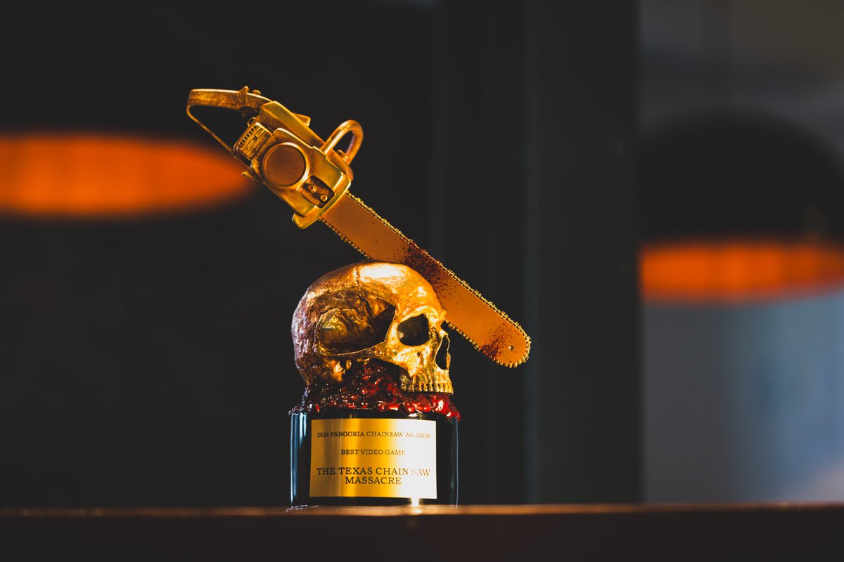 The Texas Chain Saw Massacre wins the first ever Chainsaw Award for Best Video Game from <a href="/FANGORIA/">FANGORIA</a>. This would not be possible without our amazing cast of actors, our studio teams, and everyone who put their heart into Texas.

But most of all thanks to YOU, the community, for