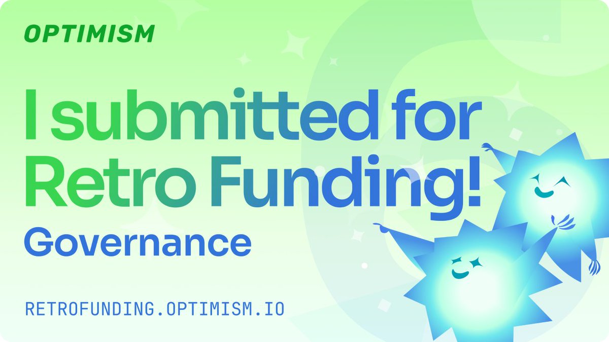 We just submitted our application for Retro Funding Round 6 - Governance! 🔴✨

Shoutouts to all the <a href="/Optimism/">optimism.eth</a> members that showed love to our weekly AI summaries of forum topics within the <a href="/OptimismGov/">Optimism Governance</a> forum

some of our top supporters:

<a href="/piuranA_InBlock/">Liliop.eth 🚀 🇵🇪 🫶</a>
<a href="/DanSingjoy/">Dan Singjoy</a>
<a href="/0xmatthewb/">matthewb (on farcaster)</a>
