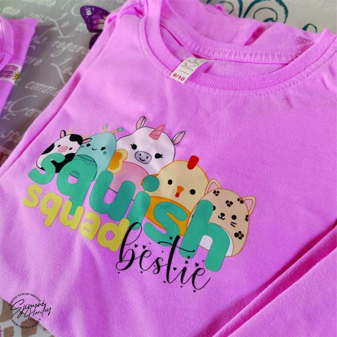 SjimoneHawley's tweet photo. 🎉 **Custom Printed T's - Squishmallows** 🎉  

From fun characters to personalized touches, our custom-printed T-shirts are perfect for adding that "something extra" to any occasion

#SquishmallowStyle #CustomTees #BirthdaySpecial #GraphicDesign #SjimonéHawleyDesigns https://t.co/DcT9BQbSDT