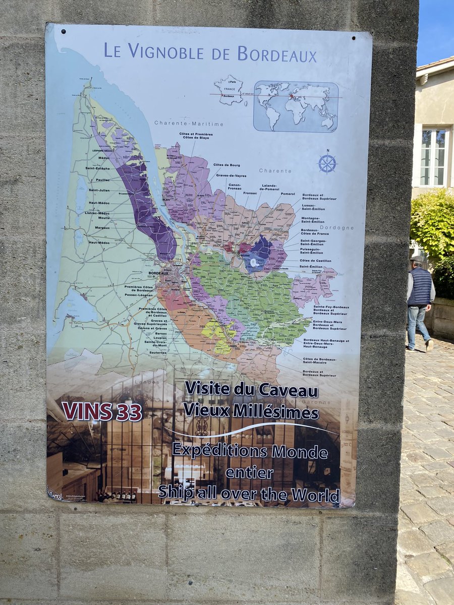 Enjoying the last day with Lisa, Timothée and Dale with a sunny Sunday lunch in Saint-Émilion, arguably the most photographed medieval town in the Bordeaux wine region.