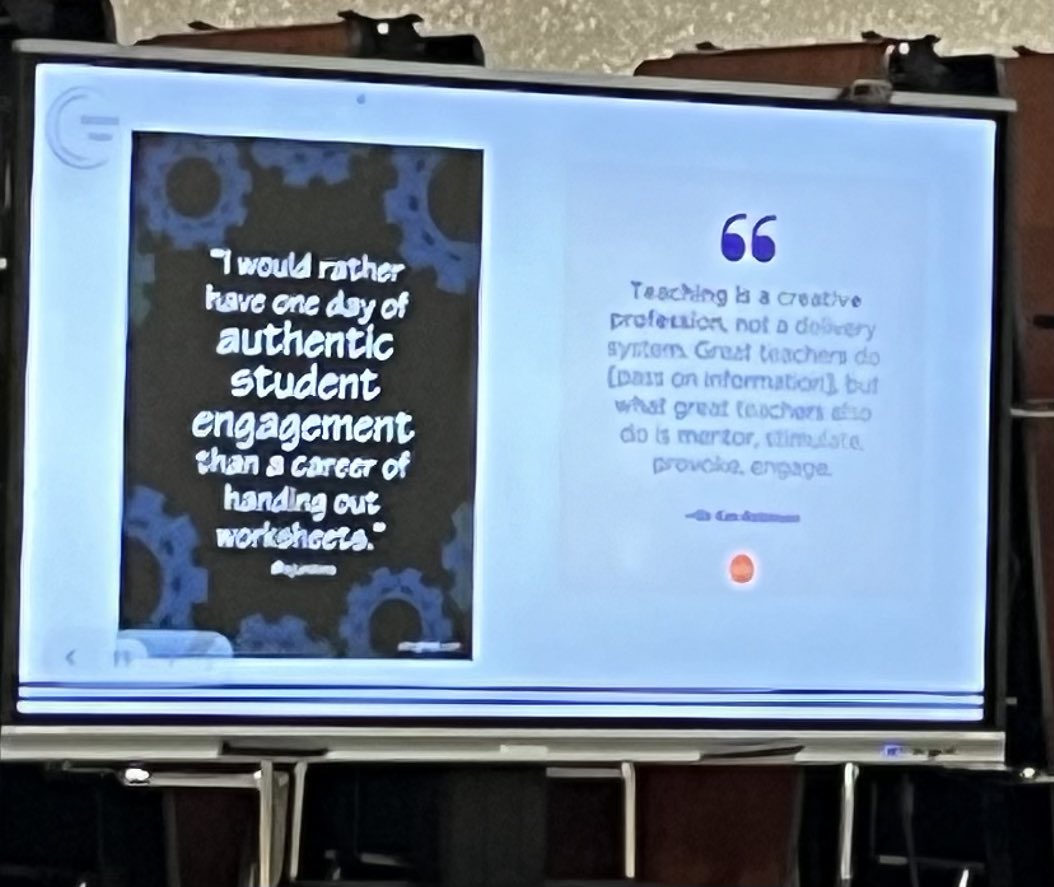 tessrenae02's tweet photo. A short engagement discussion &amp; sharing activities to think outside the box after lunch today! Thank you to @KDavis_5K for sharing this PD, &amp; @kdoug_scitech for facilitating with @PetroskyPirates ILT today! #setsail #sharpenthesaw #Engagement #bestpractices #forourstudents https://t.co/qKK1qGWMEY