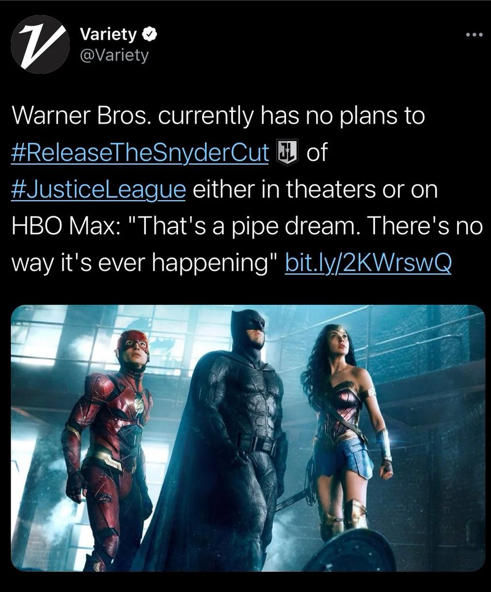 MoviemagicR's tweet image. Never Stop Believing 🙏
#ReleaseTheAyerCut 🃏
#RestoreTheSnyderVerse ⚒️