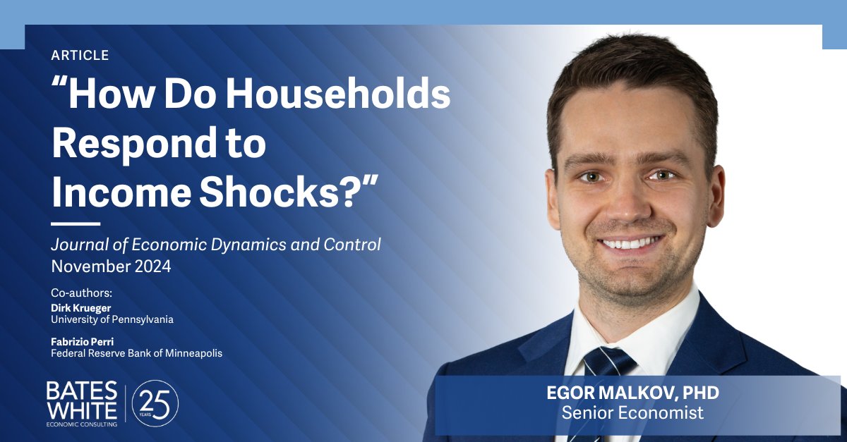 Senior Economist Egor Malkov’s article “How Do Households Respond to Income Shocks?” will be published by the Journal of Economic Dynamics and Control next month.

Learn more: ow.ly/57zw50TKOgI

#beyondexpertsbetterexperience